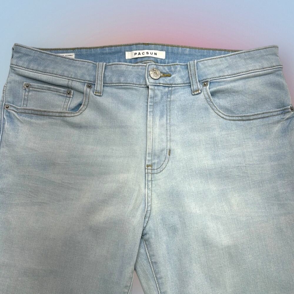 PACSUN Women’s 32 x 30 STACKED SKINNY Blue Jeans